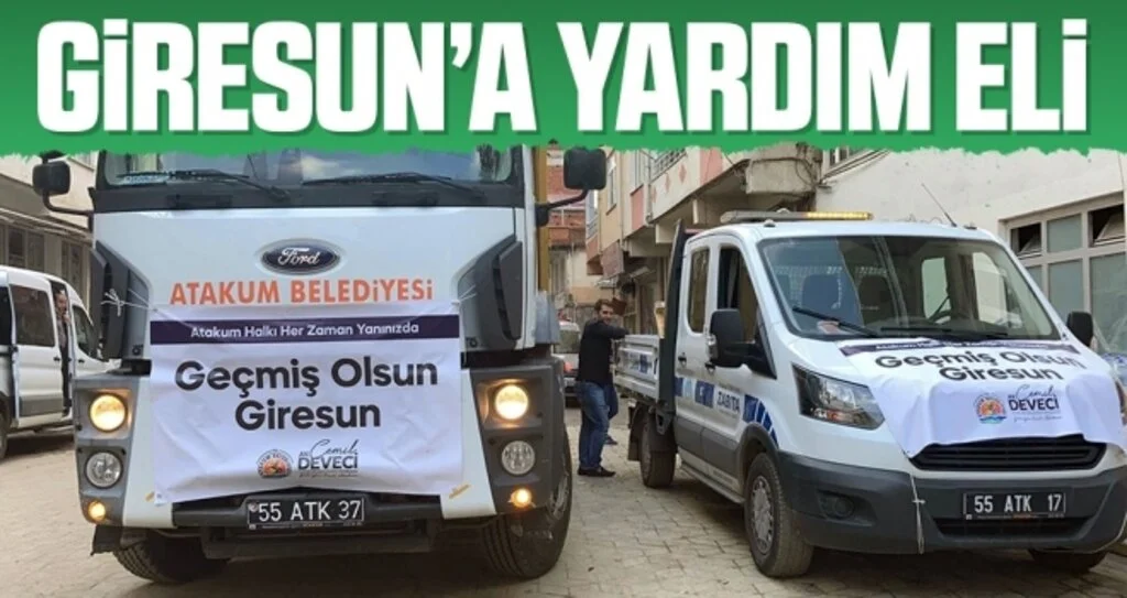 Atakum’dan Giresun’a yardım eli