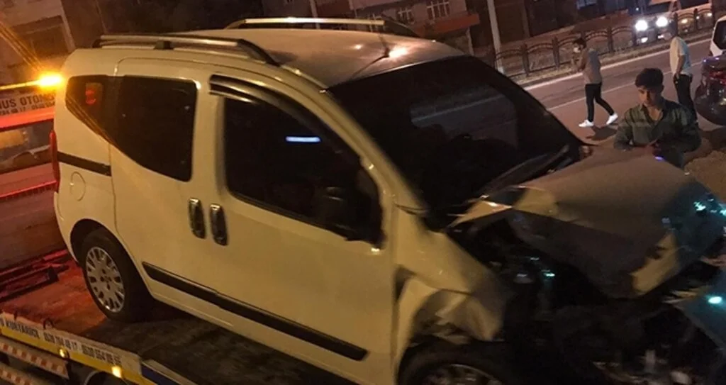 Bafra'da trafik kazası: 1 yaralı