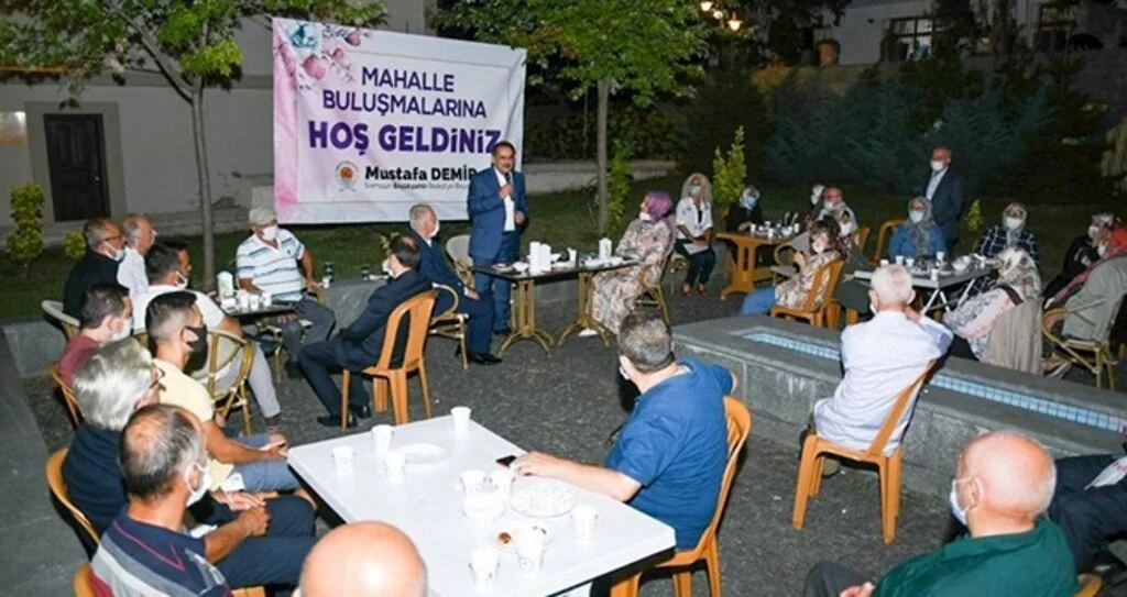 Başkan Demir mahalle  buluşmalarına başladı 