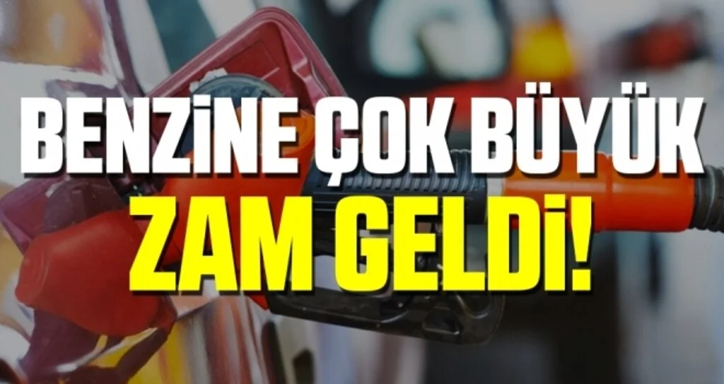Benzine çok büyük zam geldi! Benzinin yeni litre fiyatı bakın kaç oldu