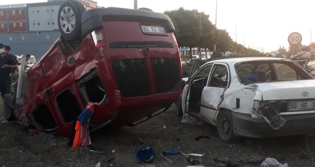 Çarşamba’da Trafik Kazası: 6 Yaralı