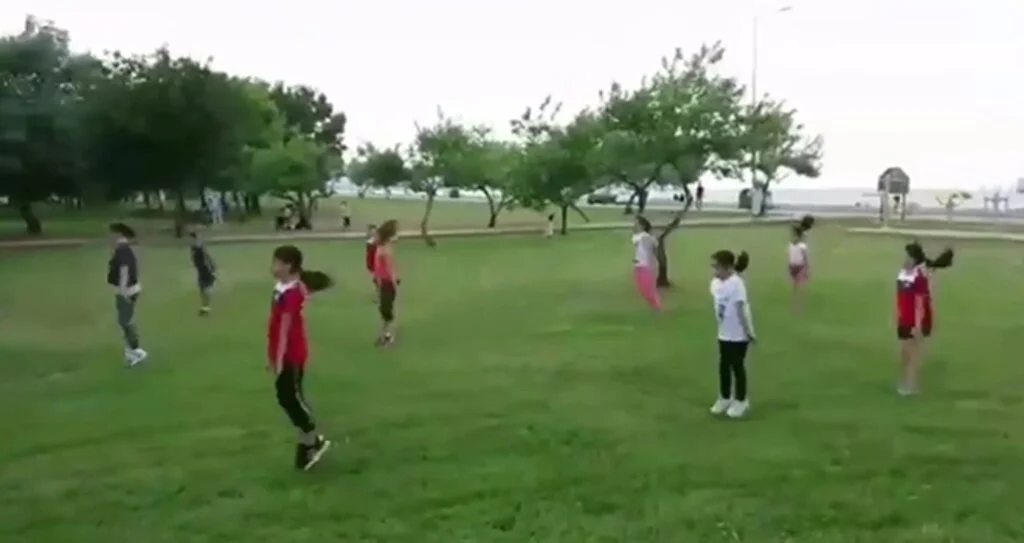 Cimnastik Kulübü sporcuları Doğa İle İç İçe