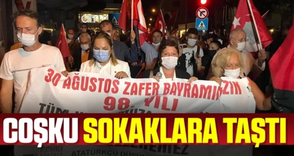Coşku sokaklara taştı