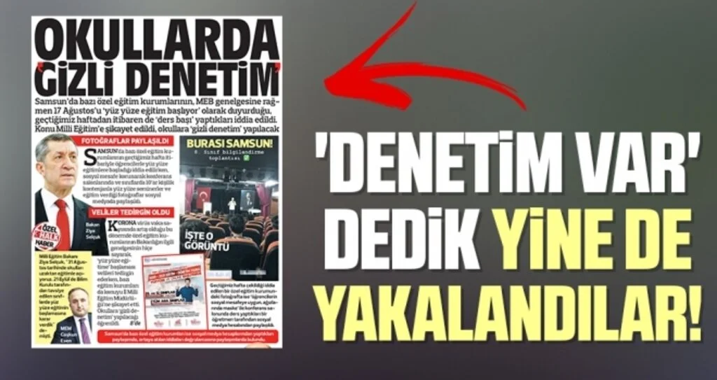 'Denetim Var' Dedik Yine de Yakalandılar!