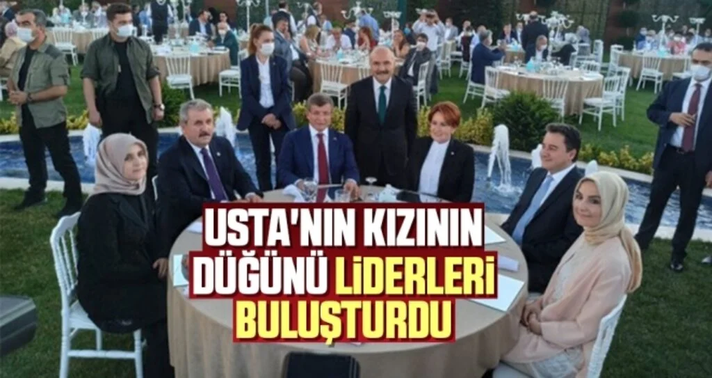 Erhan Usta'nın Kızının Düğünü Liderleri Buluşturdu