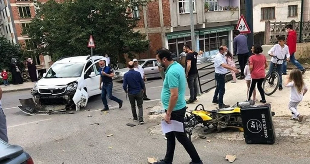 Genç sürücünün acı sonu