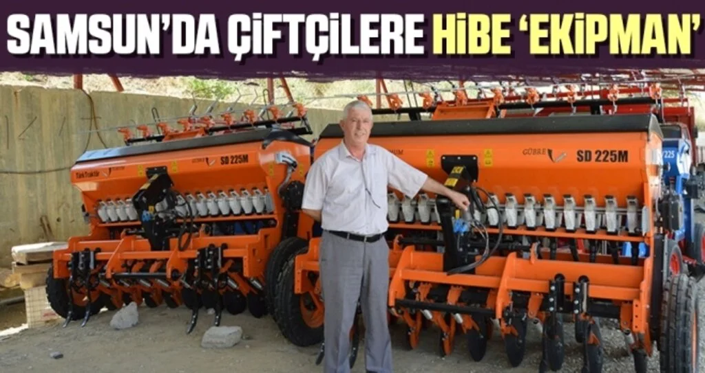 Havzalı çiftçilere hibe ‘ekipman’