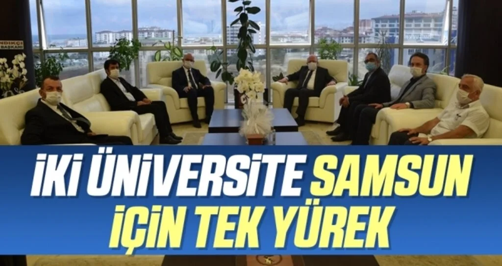 İki Üniversite Samsun İçin Tek Yürek