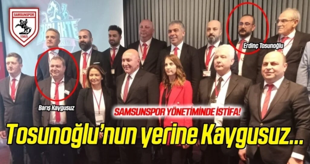 İstifa eden Tosunoğlu yerine yönetim kuruluna Barış Kaygusuz girdi