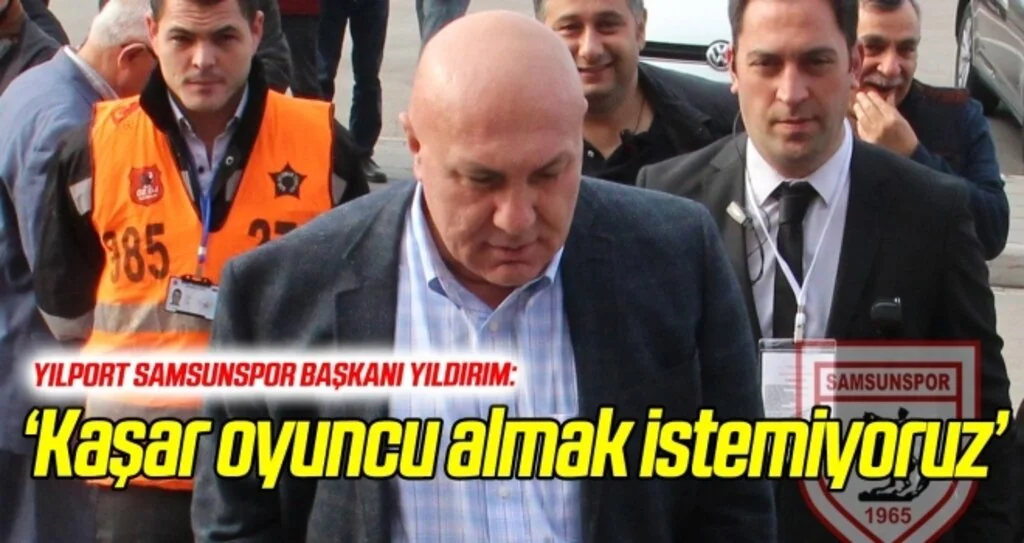 'Kaşar oyuncu almak istemiyoruz'