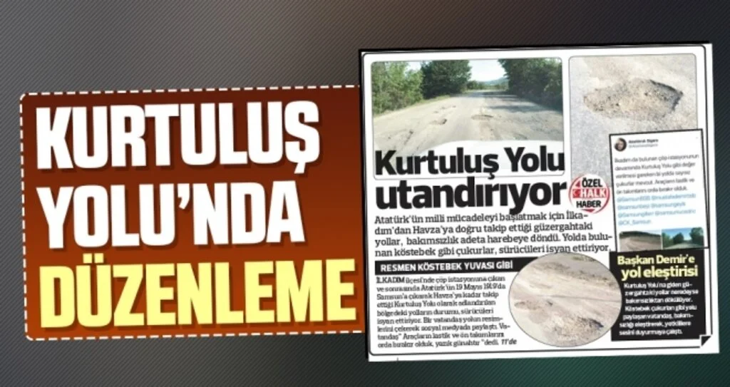Kurtuluş Yolu’nda Düzenleme