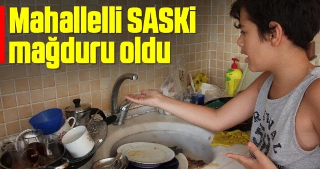 Mahallelli SASKİ Mağduru Oldu