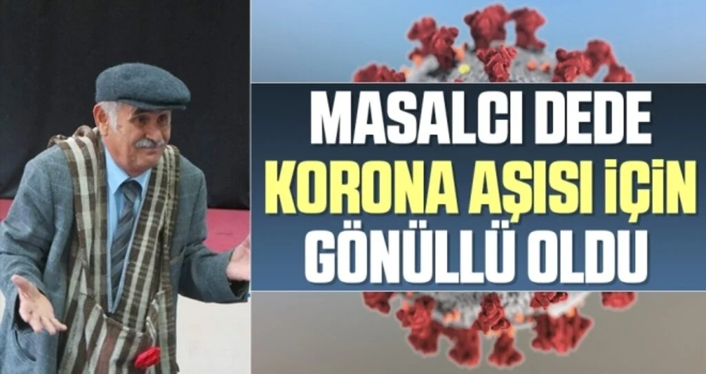 Masalcı Dede Korona Aşısı İçin Gönüllü Oldu 