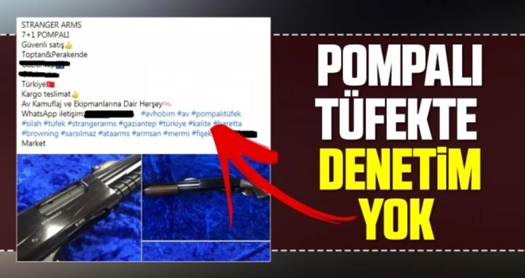 Pompalı Tüfekte Denetim Yok