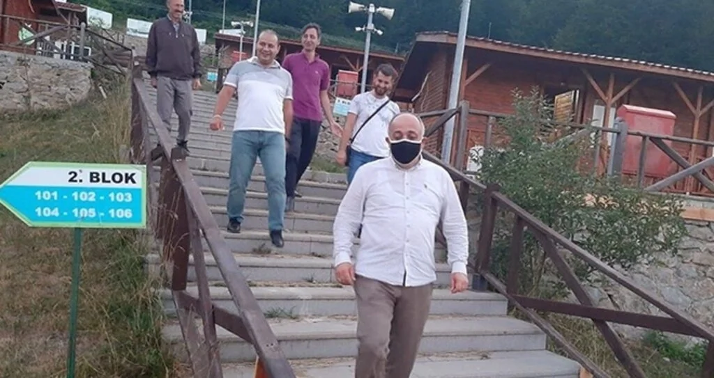 Samsun Gençlik ve Spor İl Müdürü İsmail Hakkı Kasapoğlu Kampı İnceledi