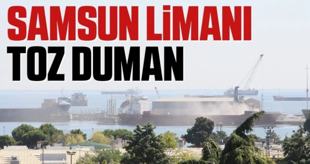 Samsun Limanı Toz Duman