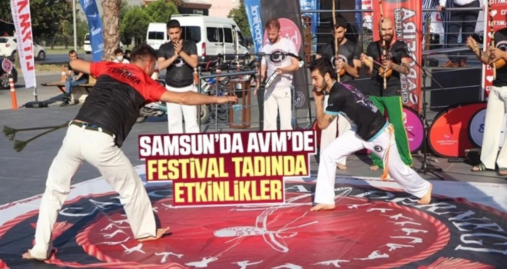 Samsun’da AVM’de festival tadında etkinlikler