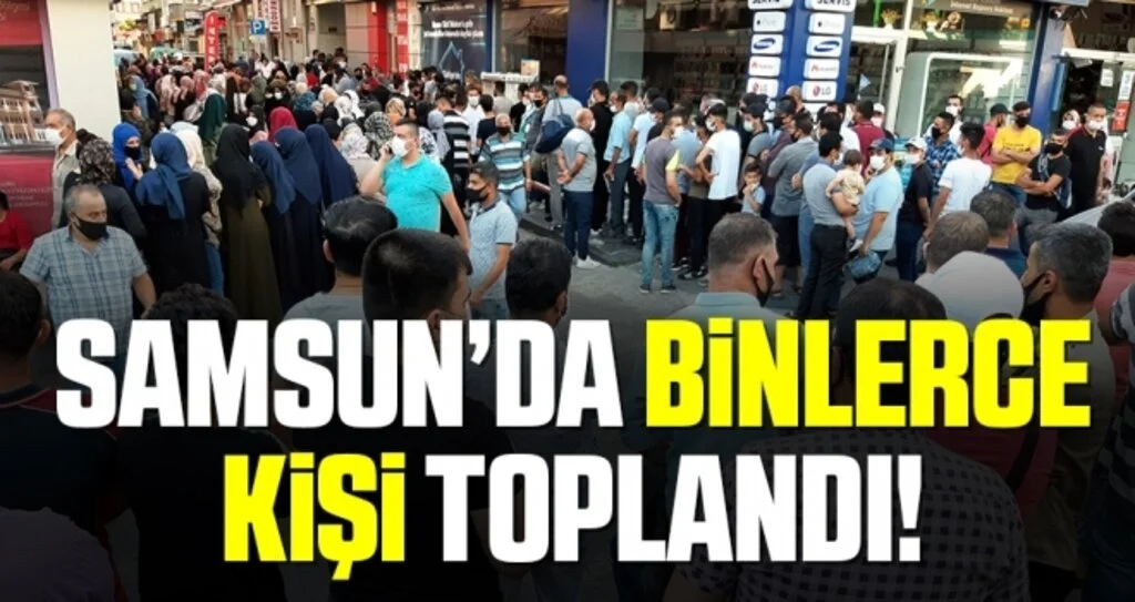 Samsun'da Binlerce Kişi Toplandı!