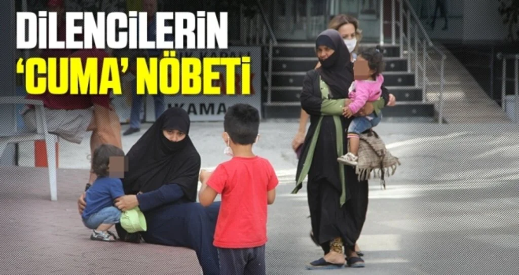 Samsun'da Dilencilerin 'Cuma' Nöbeti