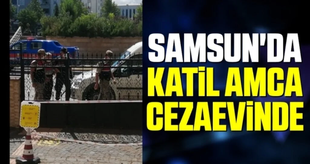 Samsun'da Katil Amca Cezaevinde