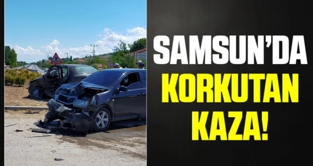 Samsun'da Korkutan Kaza! 3 yaralı