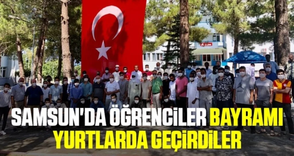 Samsun'da Öğrenciler Bayramı Yurtlarda Geçirdiler