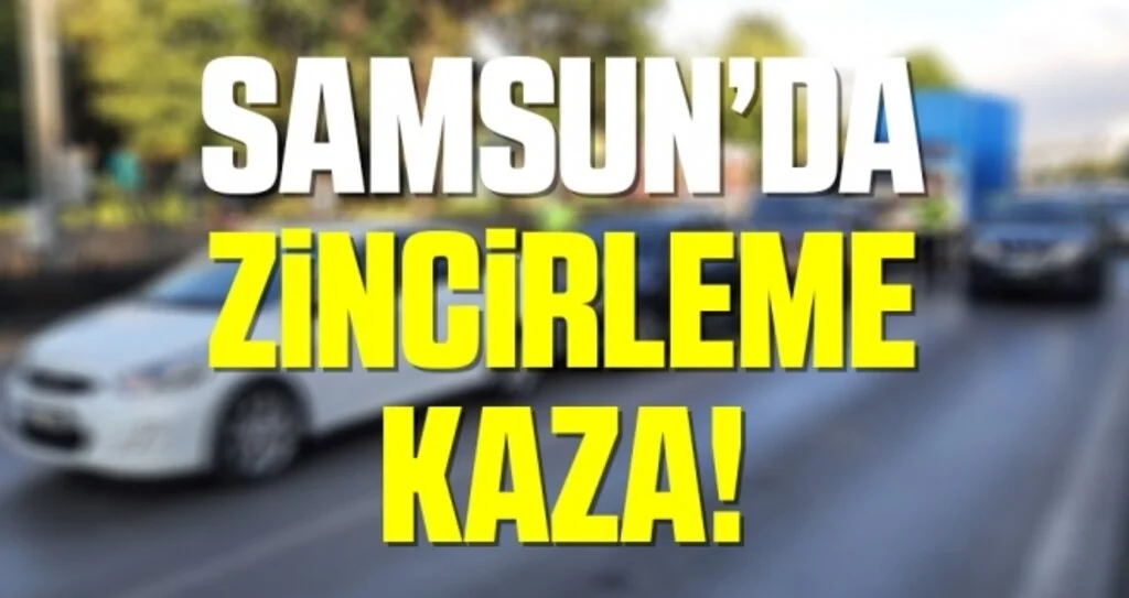 Samsun'da Ortalığı birbirine katan sürücü kaçtı!