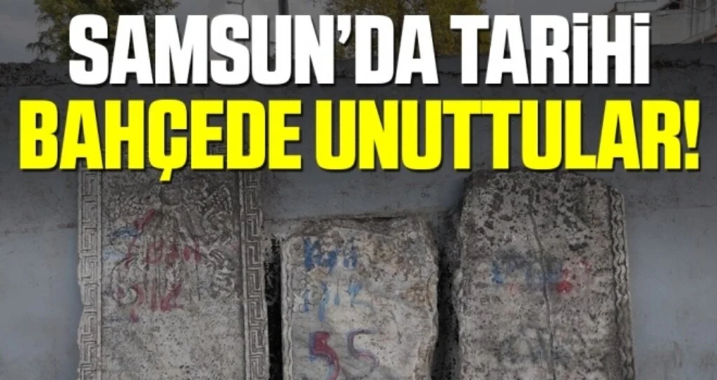 Samsun'da Tarihi Bahçede Unuttular!