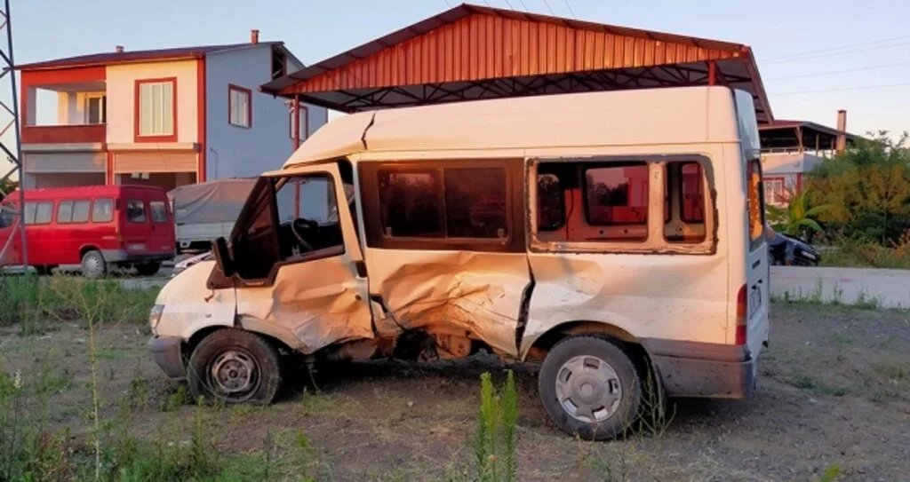 Samsun'da trafik kazası: 2 yaralı