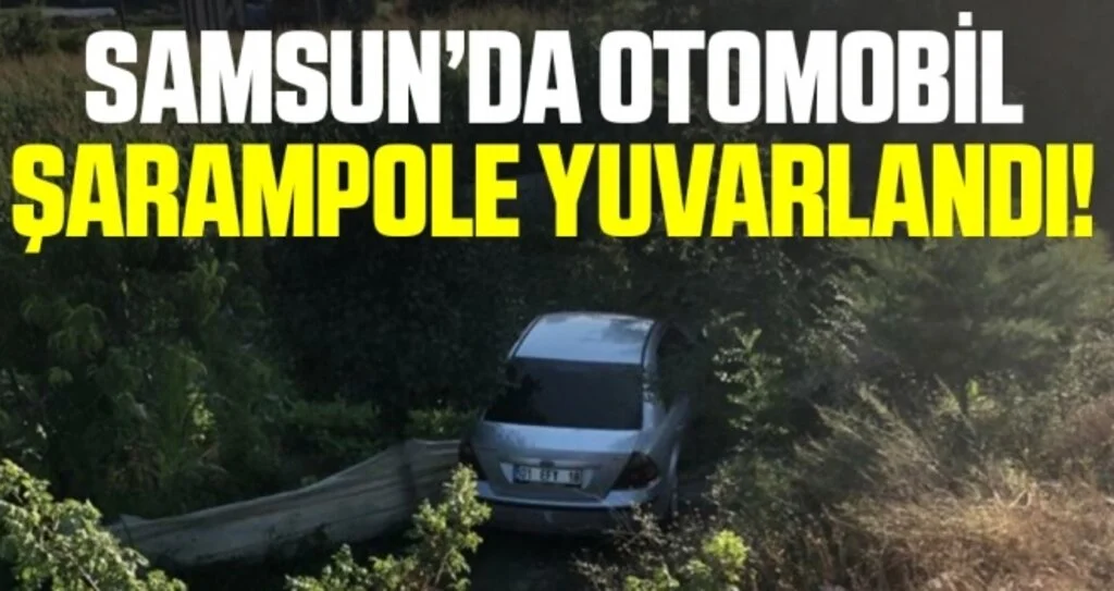 Samsun'da trafik kazası: 5 yaralı