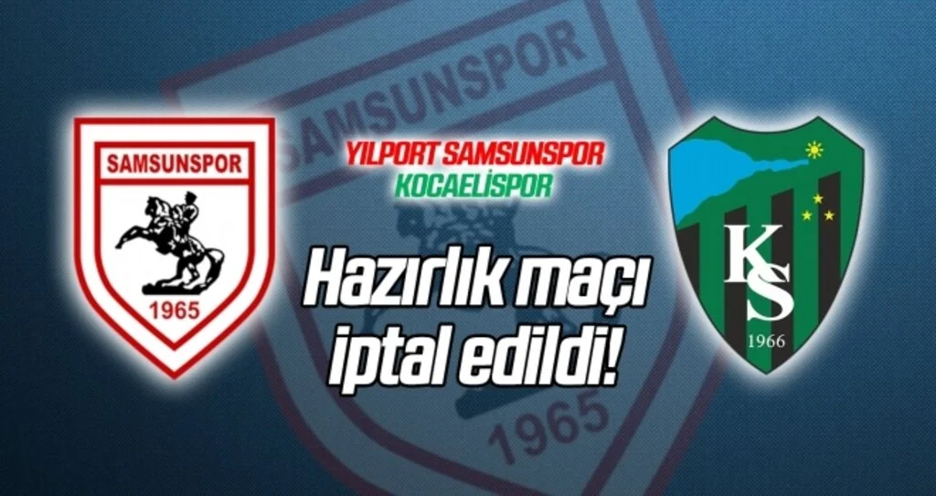 Samsunspor'da koronavirüs vakası! Hazırlık maçı iptal edildi...