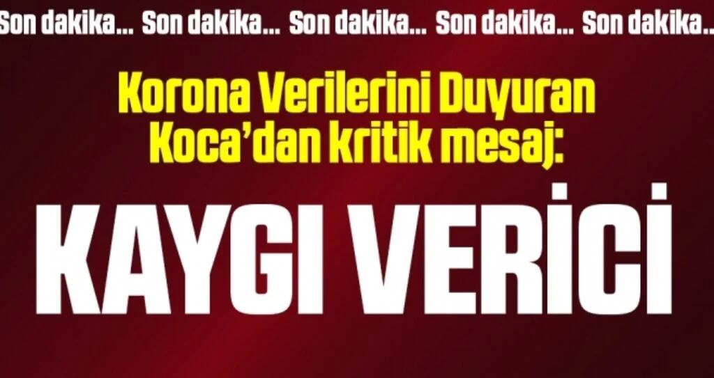 Son dakika… Bakan Koca, güncel corona virüsü verilerini açıkladı İşte 2 Ağustos tablosu…