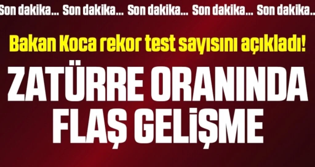 Son dakika… Bakan Koca yeni corona tablosunu açıkladı! İşte 8 Ağustos verileri