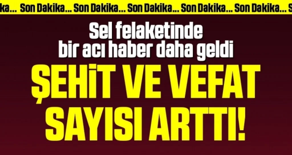 Son dakika… Giresun’da yaşanan selde şehit sayısı 2’ye vefat eden kişi sayısı ise 6’ya yükseldi