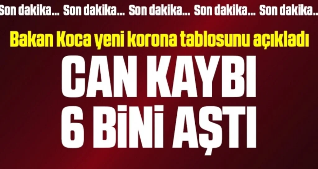 Son dakika… Güncel corona virüsü verileri açıklandı! İşte 18 Ağustos tablosu…