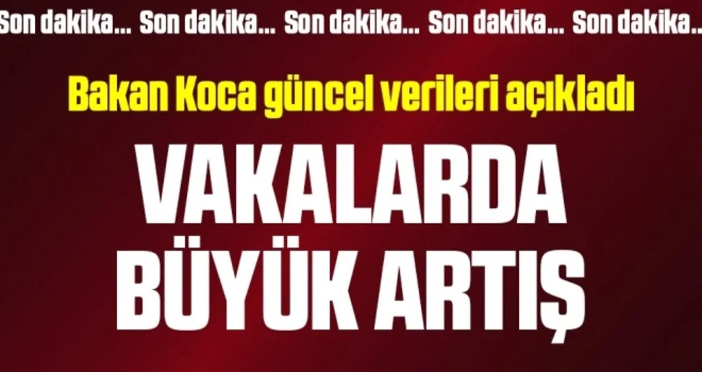 Son dakika… Güncel corona virüsü verileri açıklandı! İşte 20 Ağustos tablosu…