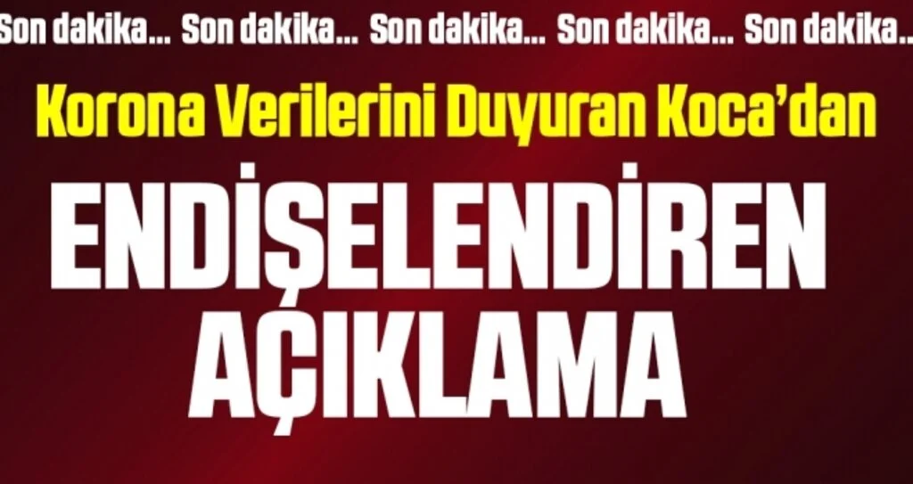 Son dakika… Güncel corona virüsü verileri açıklandı! İşte 3 Ağustos tablosu…