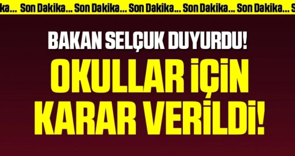 Son dakika: Milli Eğitim Bakanı Ziya Selçuk duyurdu! Okullar 31 Ağustos'ta uzaktan eğitimle açılacak