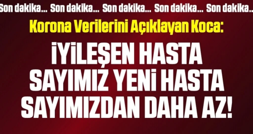 Son dakika… Sağlık Bakanı Koca 27 Ağustos corona virüsü verilerini paylaştı!