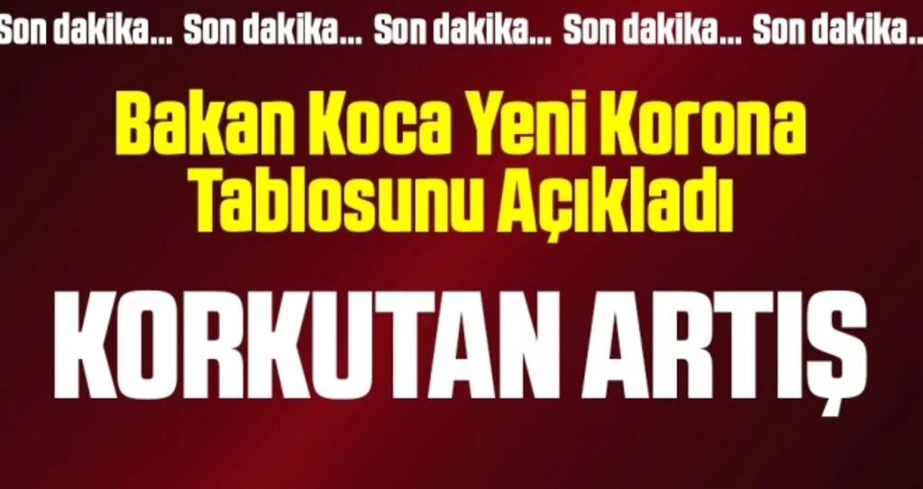 Son dakika… Sağlık Bakanı Koca 4 Ağustos corona virüsü verilerini açıkladı!