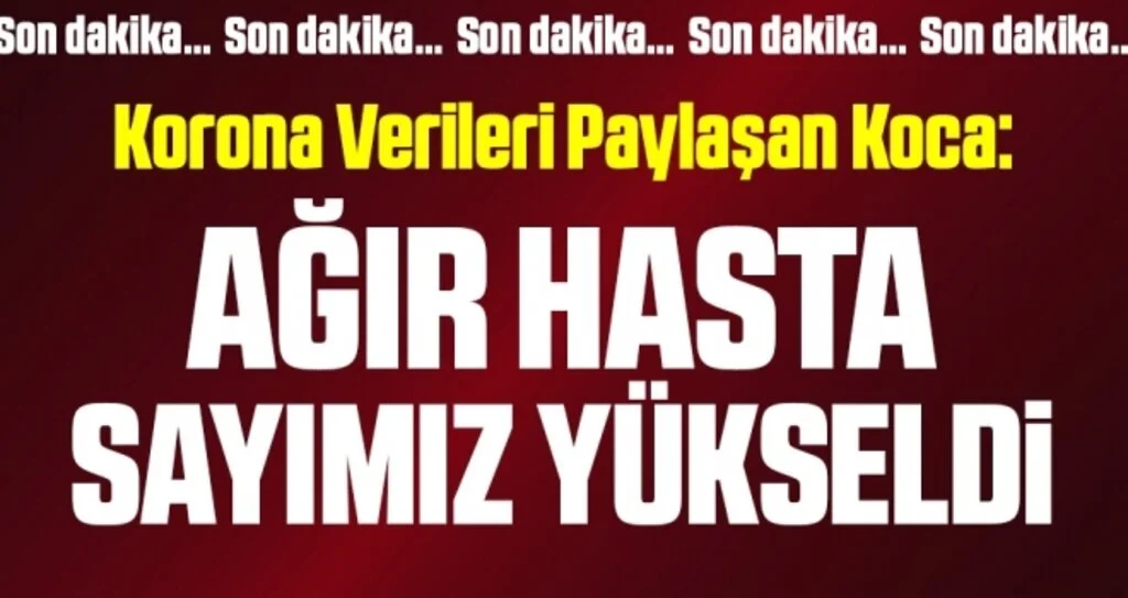 Son dakika… Sağlık Bakanı Koca, coronadan kaynaklı can kaybı ve vaka sayısını açıkladı! İşte 14 Ağustos tablosu…