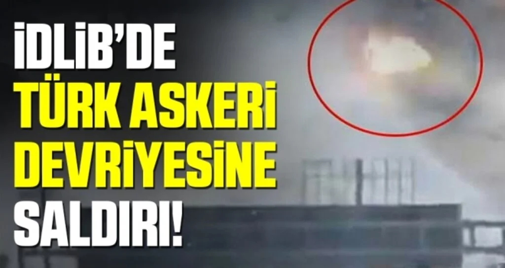 Son dakika Suriye'nin İdlib kentinde Türk konvoyuna hain saldırı! MSB duyurdu!