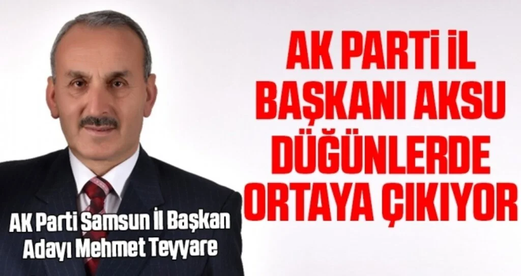 Teyyare:AK Parti İl Başkanı düğünlerde ortaya çıkıyor 