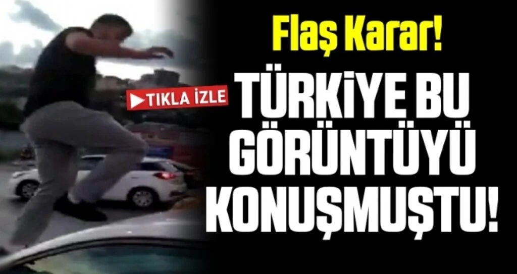 Trafikte diş hekimine saldıran maganda mahkemeye sevk edildi