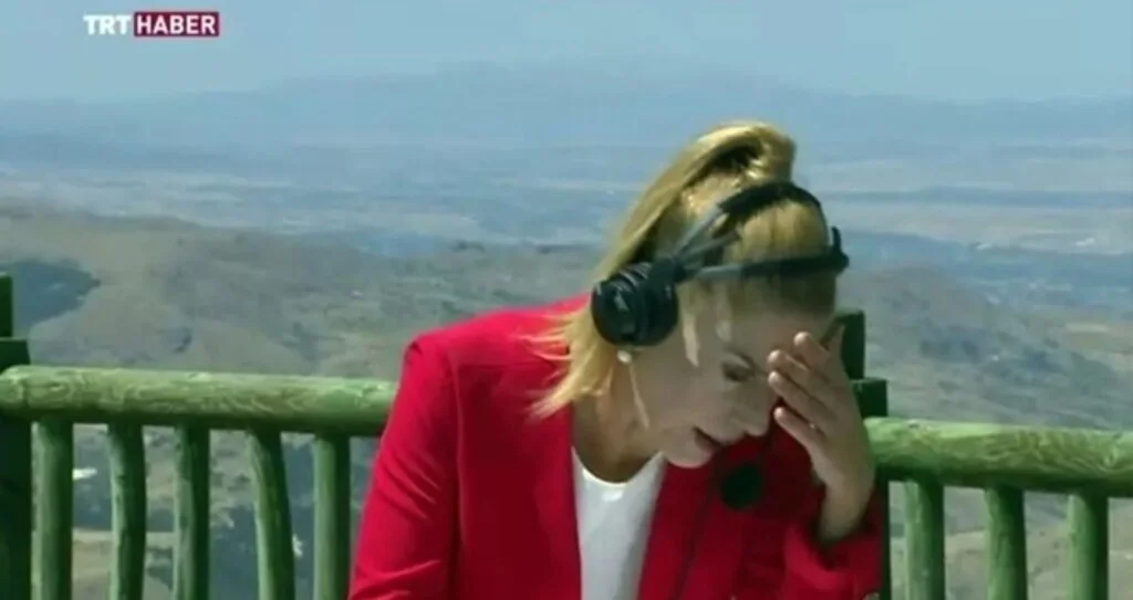 TRT Haber spikeri canlı yayında baygınlık geçirdi