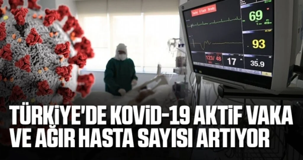 Türkiye'de Kovid-19 aktif vaka ve ağır hasta sayısı artıyor