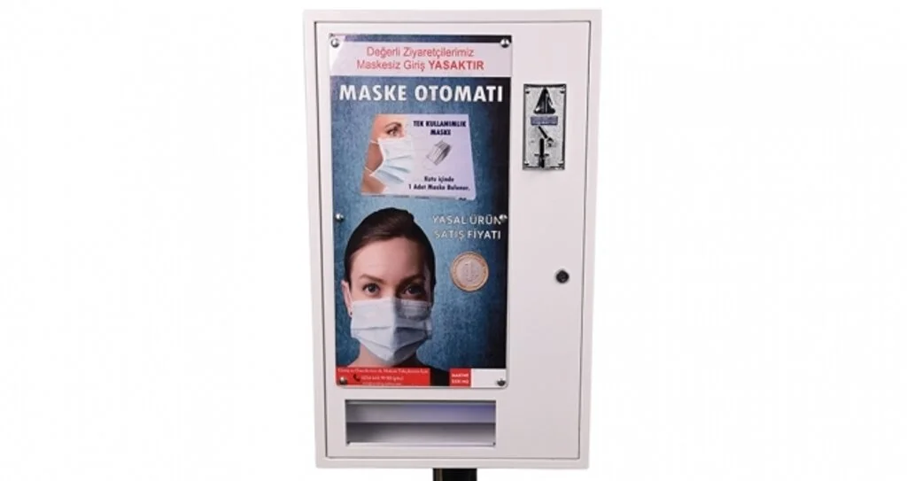 Türkiye’de maske kullanımı 3 kat arttı, maske otomatları iş başında