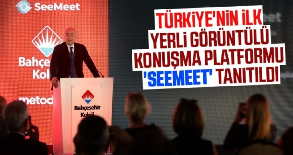 Türkiye'nin ilk yerli görüntülü  konuşma platformu 'SeeMeet' tanıtıldı