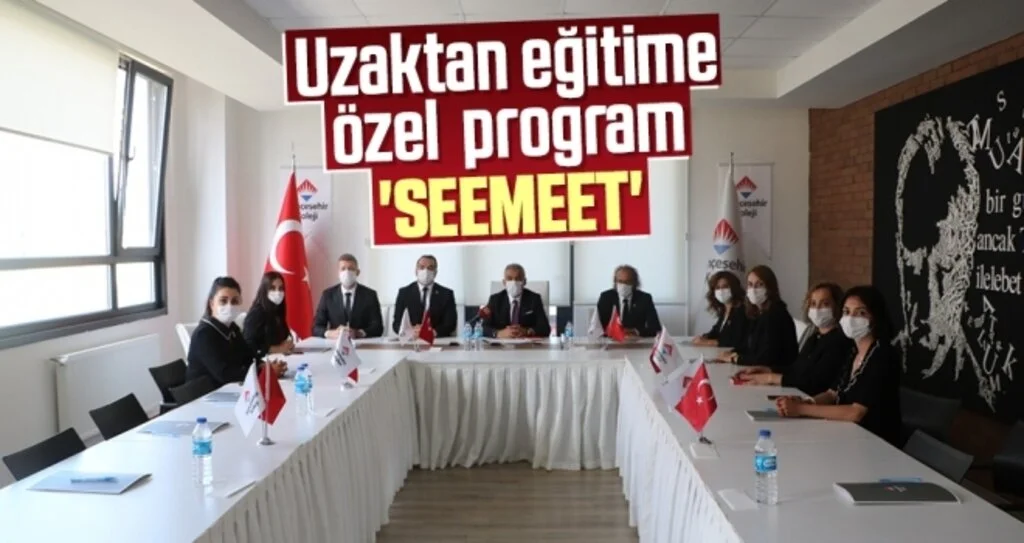 Uzaktan eğitime özel program 'SEEMEET'