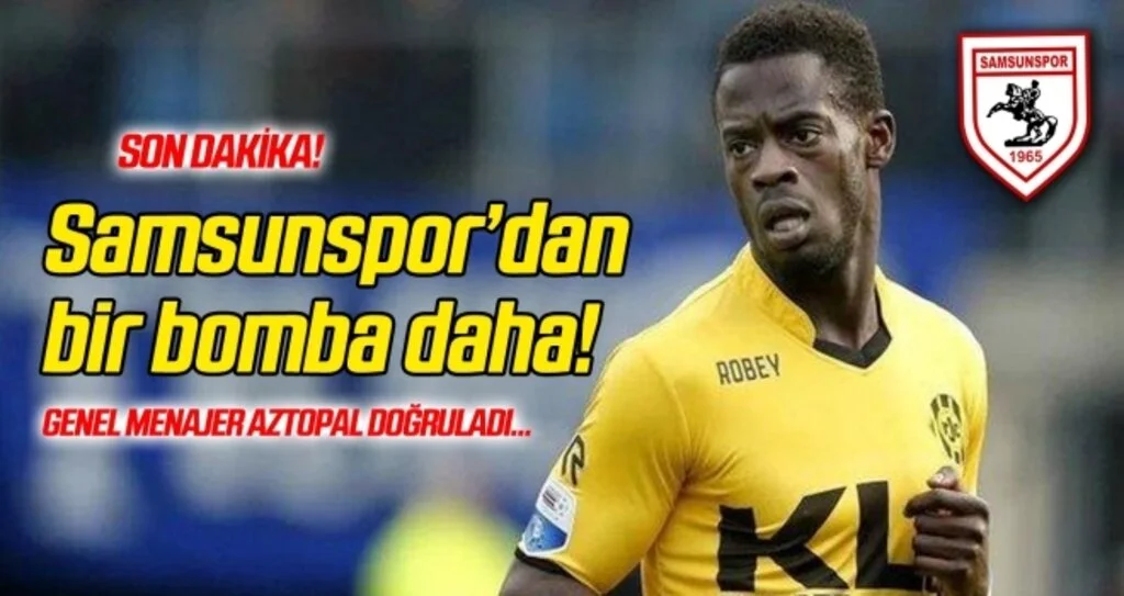 Yılport Samsunspor Edwin Gyasi'yle anlaşma sağladı
